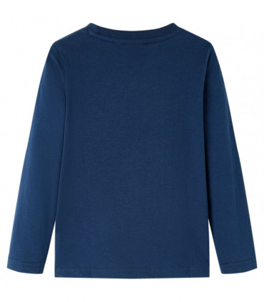 Kids' T-shirt with Long Sleeves Navy Blue 116
