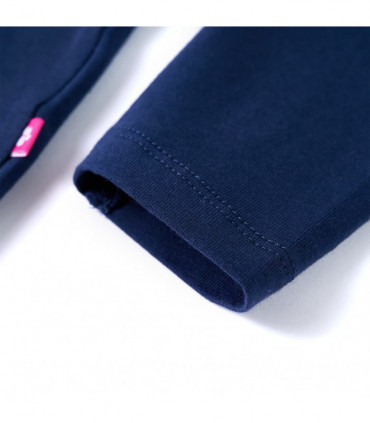 Kids' T-shirt with Long Sleeves Navy Blue 116