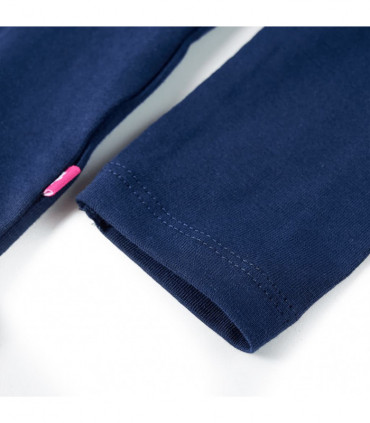 Kids' T-shirt with Long Sleeves Navy Blue 116