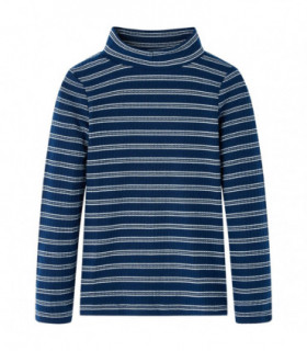 Kids' T-shirt with Long Sleeves Navy Blue 140