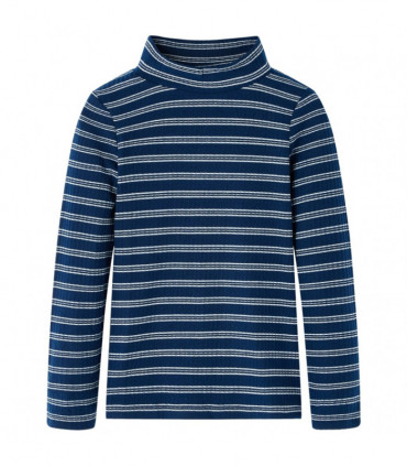 Kids' T-shirt with Long Sleeves Navy Blue 140