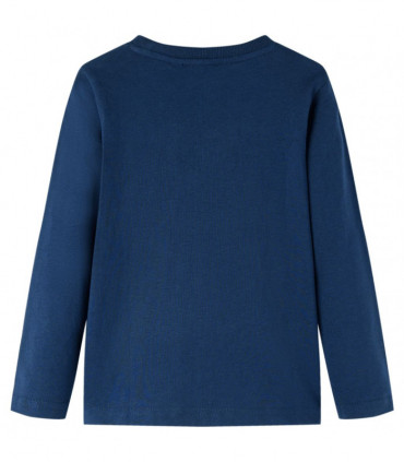 Kids' T-shirt with Long Sleeves Navy Blue 92