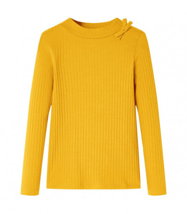 Kids' T-shirt with Long Sleeves Ochre 104