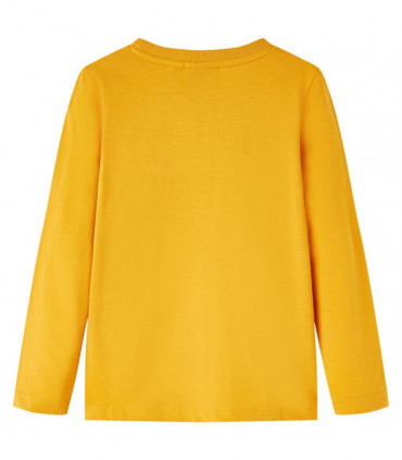 Kids' T-shirt with Long Sleeves Ochre 104