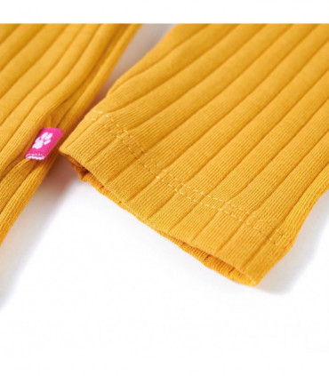 Kids' T-shirt with Long Sleeves Ochre 116