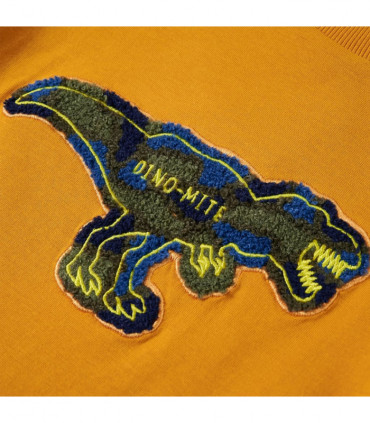 Kids' T-shirt with Long Sleeves Ochre 128