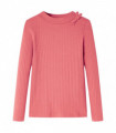 Kids' T-shirt with Long Sleeves Old Pink 116