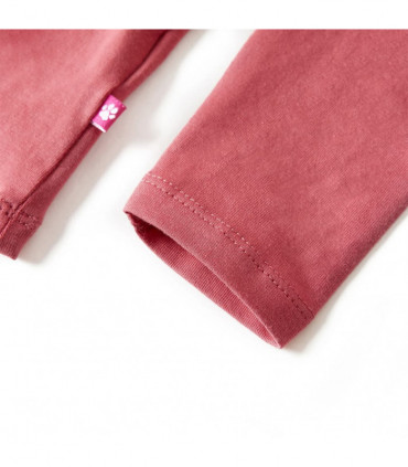Kids' T-shirt with Long Sleeves Old Pink 128