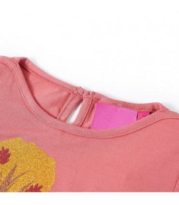 Kids' T-shirt with Long Sleeves Old Pink 128