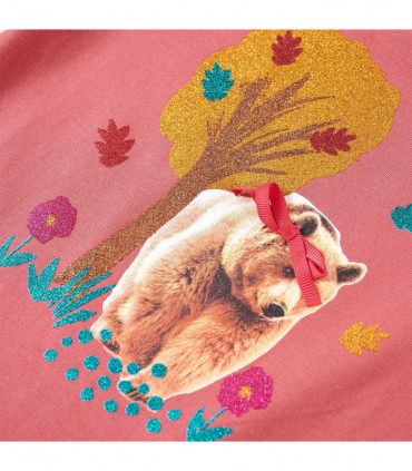 Kids' T-shirt with Long Sleeves Old Pink 128