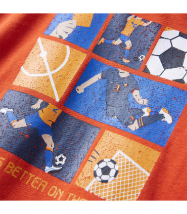 Kids' T-shirt with Long Sleeves Orange 104