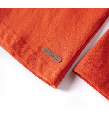 Kids' T-shirt with Long Sleeves Orange 104
