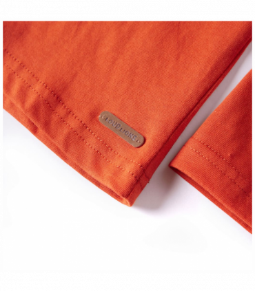 Kids' T-shirt with Long Sleeves Orange 116