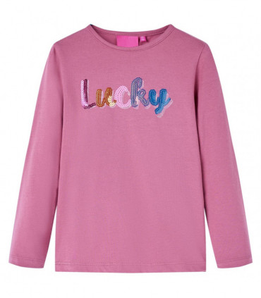 Kids' T-shirt with Long Sleeves Raspberry 104