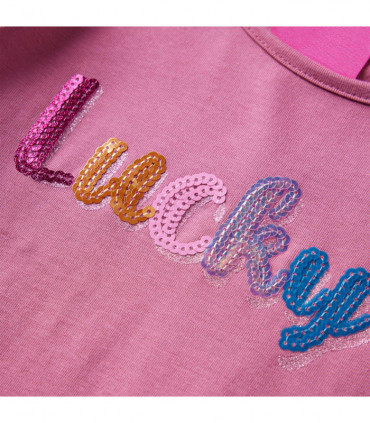 Kids' T-shirt with Long Sleeves Raspberry 104