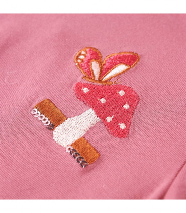 Kids' T-shirt with Long Sleeves Raspberry 104