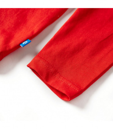 Kids' T-shirt with Long Sleeves Red 104