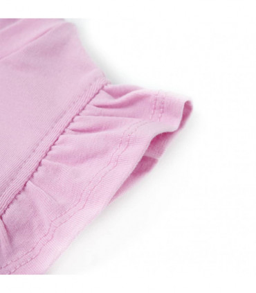 Kids' T-shirt with Ruffle Sleeves Lila 104