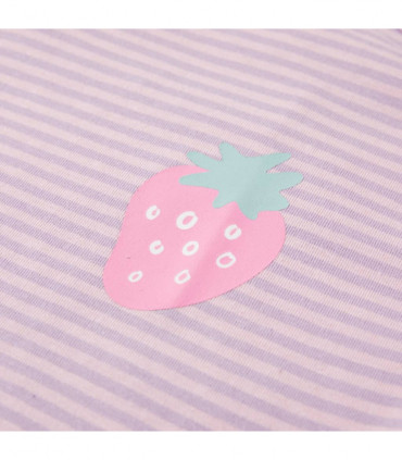 Kids' T-shirt with Ruffled Sleeves Lila 116