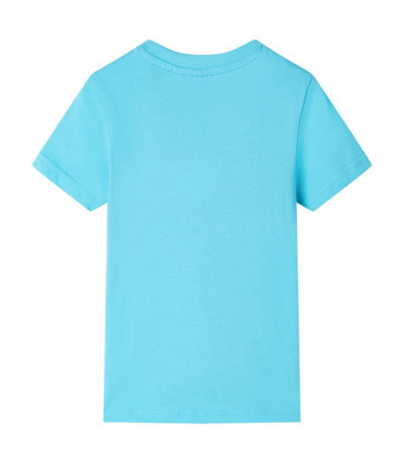 Kids' T-shirt with Short Sleeves Aqua 116