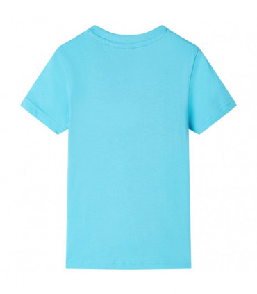 Kids' T-shirt with Short Sleeves Aqua 140