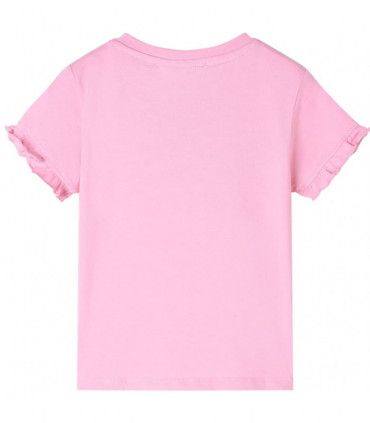Kids' T-shirt with Short Sleeves Bright Pink 116