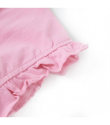 Kids' T-shirt with Short Sleeves Bright Pink 140