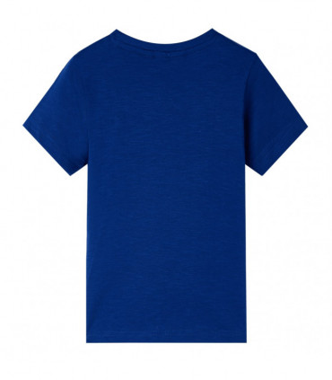 Kids' T-shirt with Short Sleeves Dark Blue 116