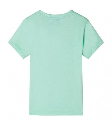 Kids' T-shirt with Short Sleeves Light Green 92