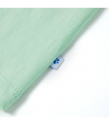 Kids' T-shirt with Short Sleeves Light Green 92