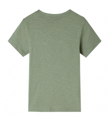 Kids' T-shirt with Short Sleeves Light Khaki 116