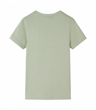 Kids' T-shirt with Short Sleeves Light Khaki 116