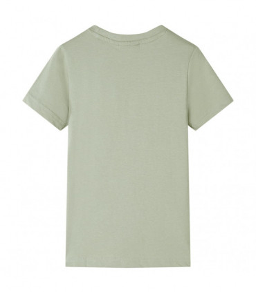 Kids' T-shirt with Short Sleeves Light Khaki 128