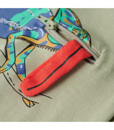 Kids' T-shirt with Short Sleeves Light Khaki 128