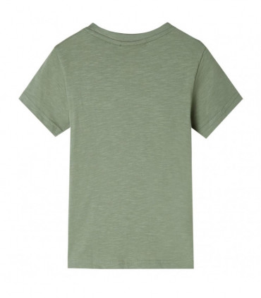 Kids' T-shirt with Short Sleeves Light Khaki 140