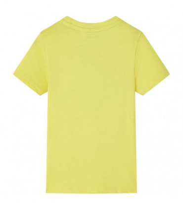 Kids' T-shirt with Short Sleeves Yellow 92