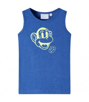 Kids' Tank Top Blue Melange 116