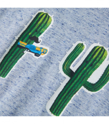 Kids' Tank Top Blue Melange 128