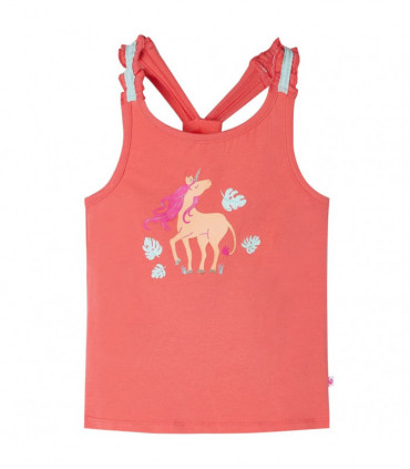 Kids' Tank Top Coral 128