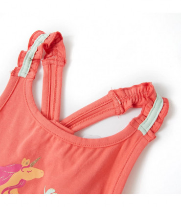 Kids' Tank Top Coral 128