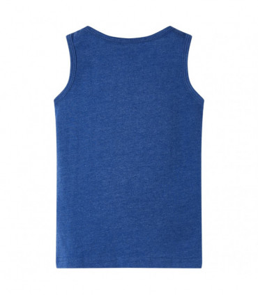Kids' Tank Top Dark Blue Melange 116