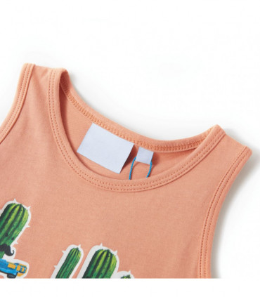 Kids' Tank Top Light Orange 128