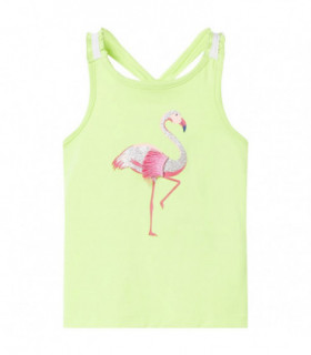 Kids' Tank Top Neon Yellow 116