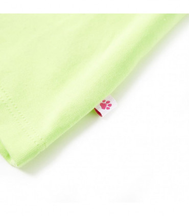 Kids' Tank Top Neon Yellow 116