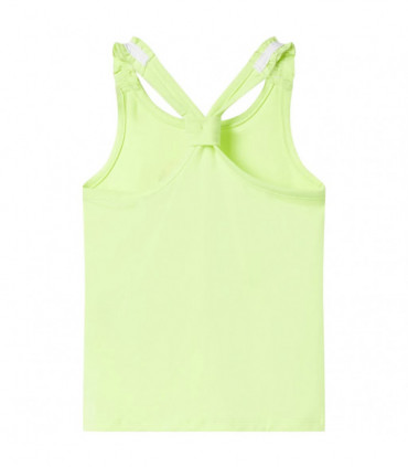 Kids' Tank Top Neon Yellow 140