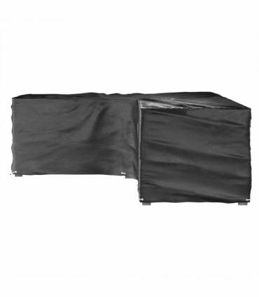 vidaXL L-Shaped Garden Furniture Covers 2 pcs 18 Eyelets 220x285x80 cm