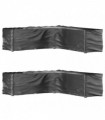 vidaXL L-Shaped Garden Furniture Covers 2 pcs 20 Eyelets 300x300x90 cm