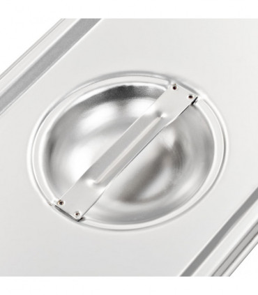 Lids for GN 1/4 Pan 4 pcs  Stainless Steel