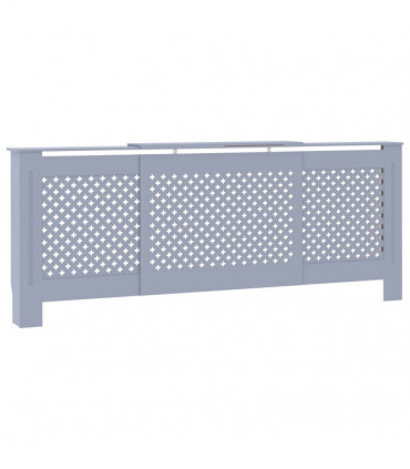 MDF Radiator Cover Grey 205 cm