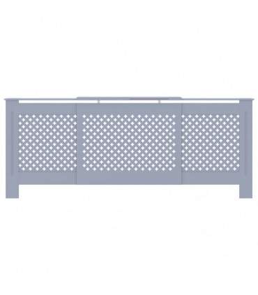 MDF Radiator Cover Grey 205 cm